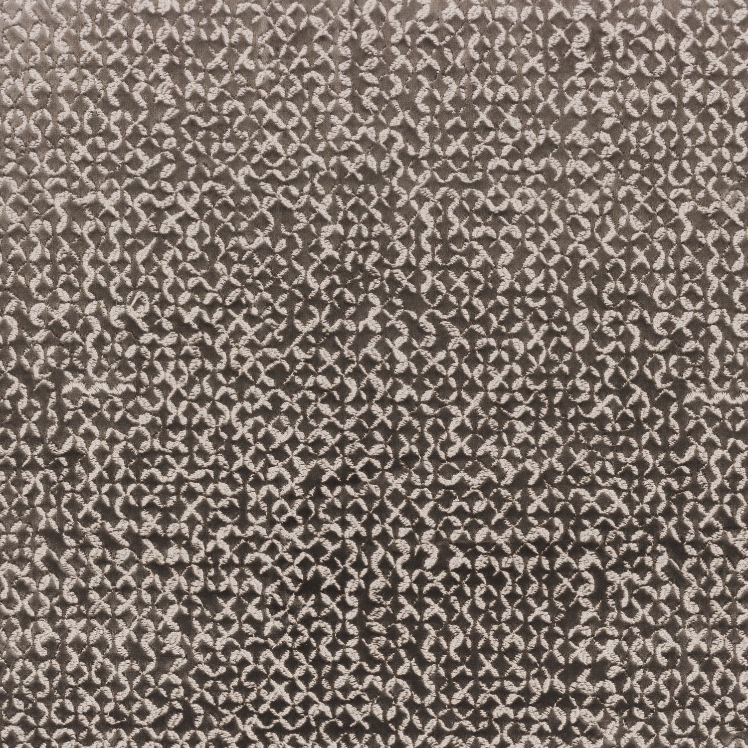 Бархатная однотонная вышитая ткань Casamance Opium ARCH-00039392 - Вид №7