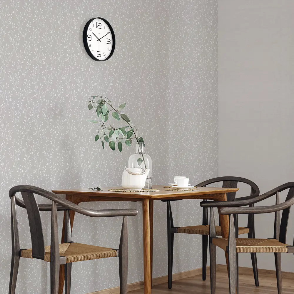 Флизелиновые обои KREAFORTA Tarusa с растительным орнаментом в бежевых тонах 89426387 STLM-1568808 - Вид №5