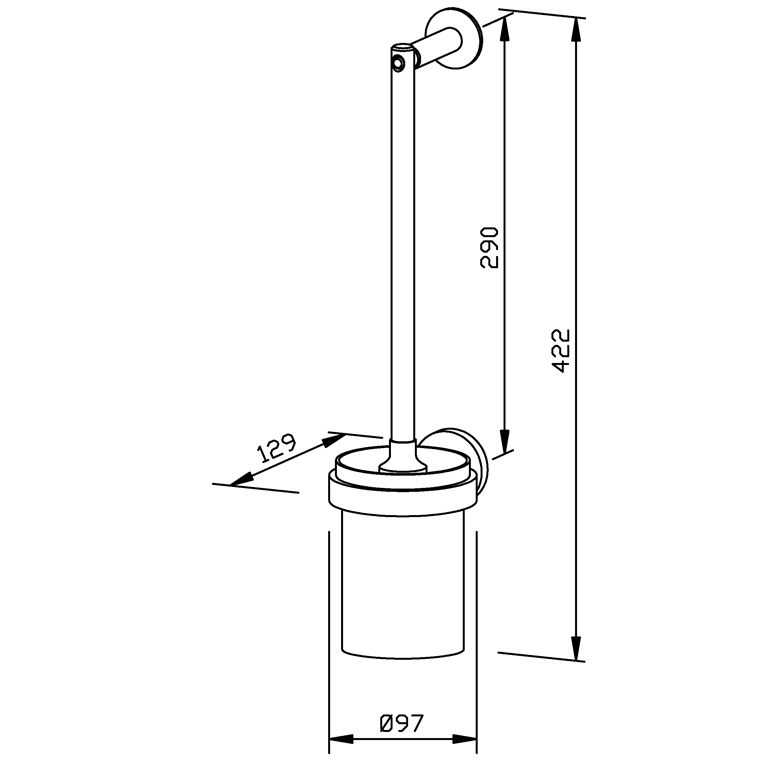 731221 Набор туалетных щеток AC221 WAGNER_EWAR A-LINE Wagner Ewar  - Вид №1