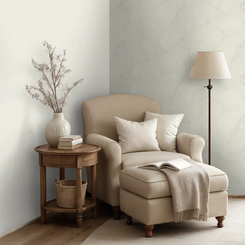 Обои флизелиновые Euro Decor Serena белые 1.06 м ED7344-00 89452734 STLM-2097186 - Вид №4