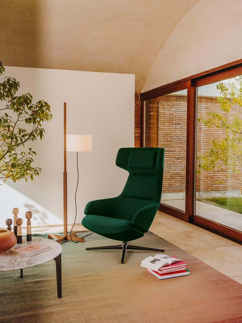 arper Стул Wing из ткани с 4-мя спицами и подлокотниками Aston club sun-id-1458915 - Вид №8