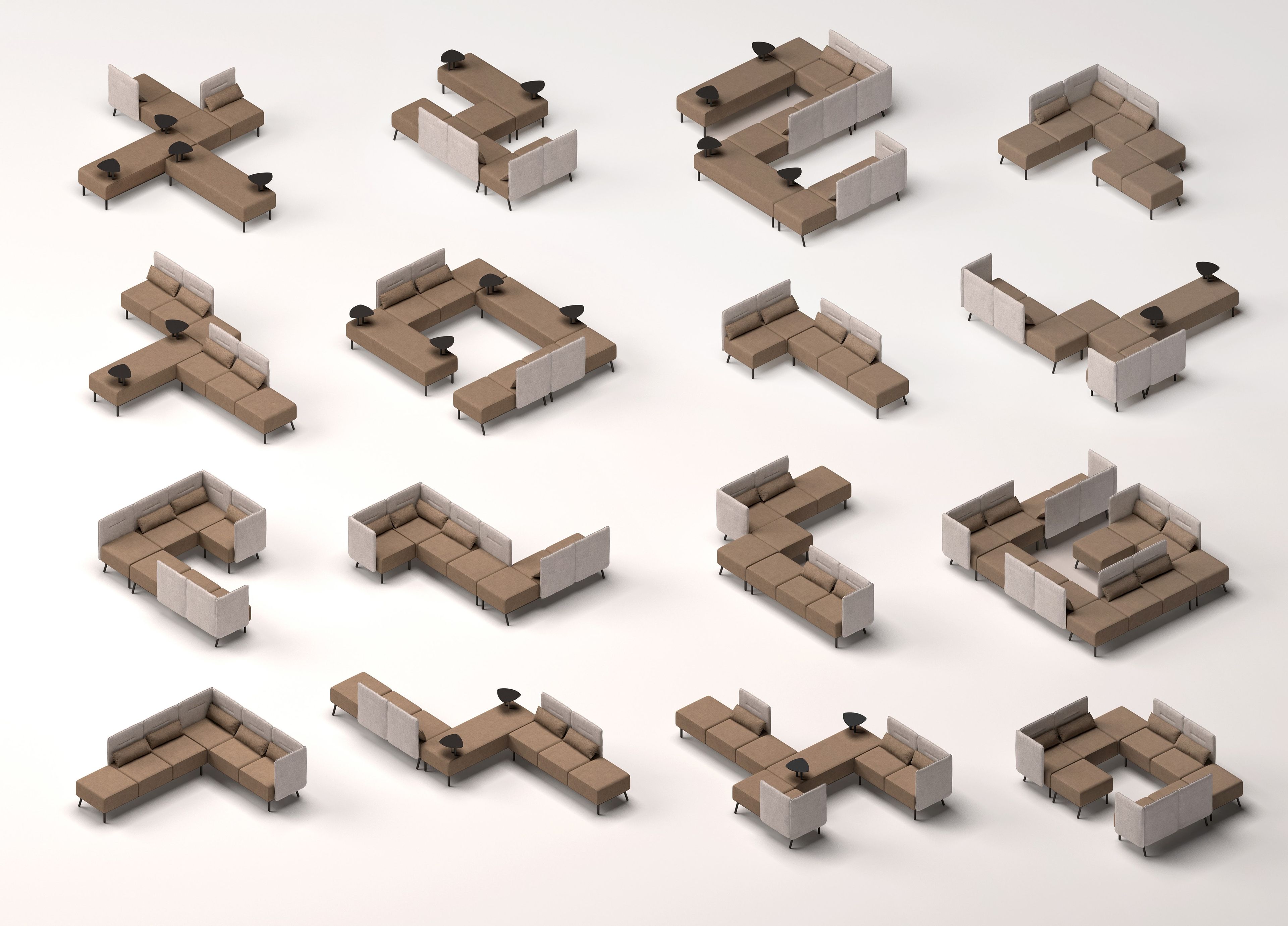 Ткань диван Leyform Around ARCH-00012985 - Вид №2