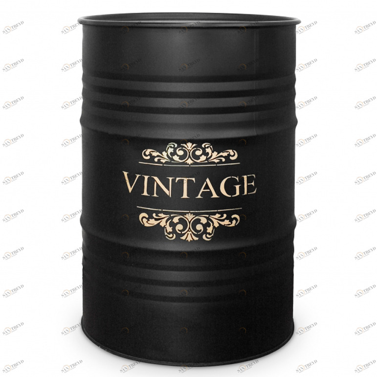 Бочка металлическая декоративная Vintage L STARBARREL  029576 Черный 