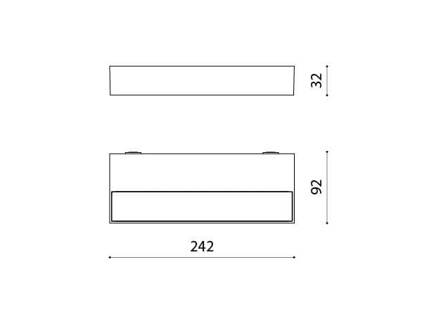 Алюминиевый светодиодный наружный настенный светильник Arkoslight Rec Outdoor ARCH-00086138 - Вид №4