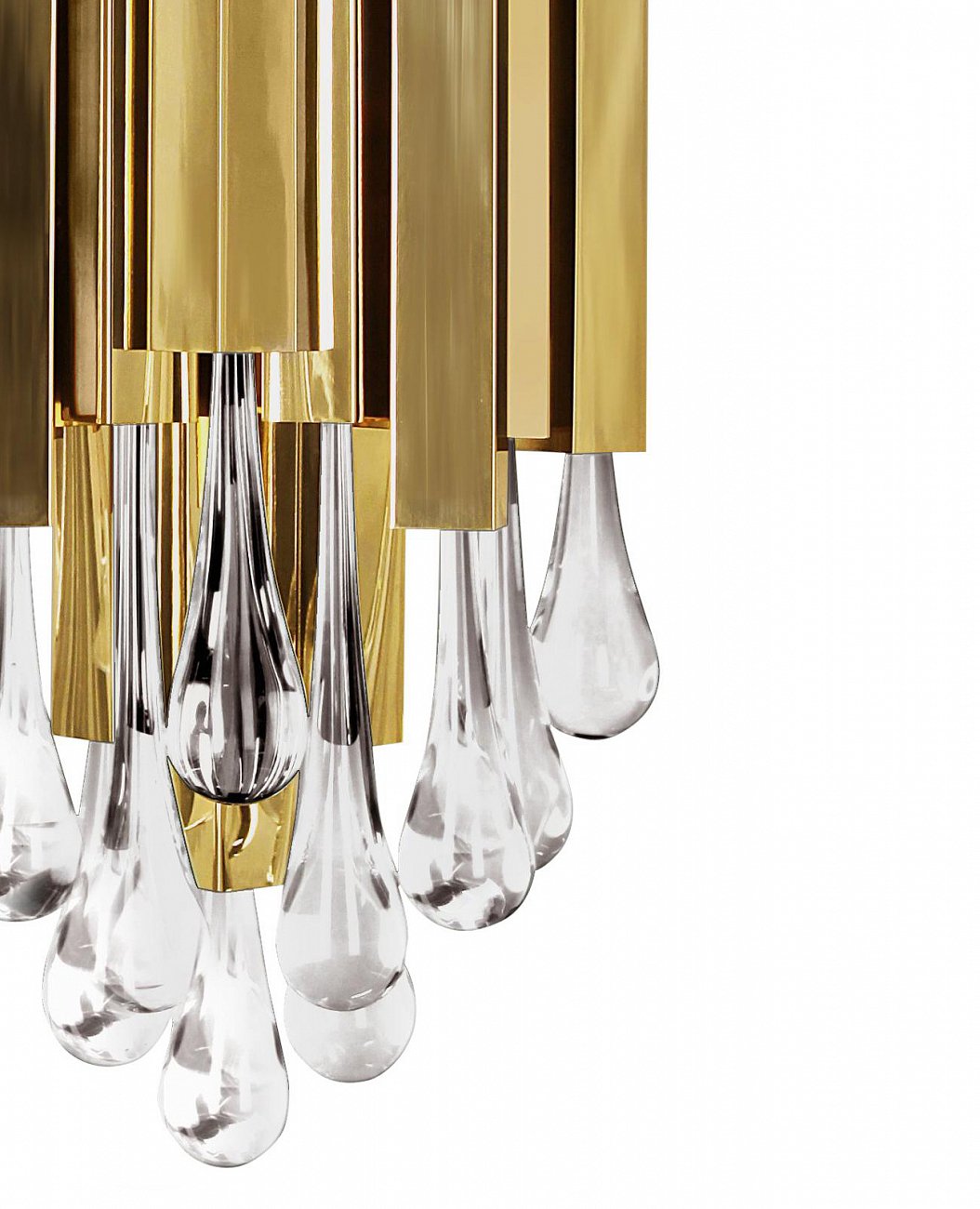 Светильник настенный золотистый Trump 3 KM0988W-3 DELIGHT COLLECTION  00-3882899 Золото  - Вид №2