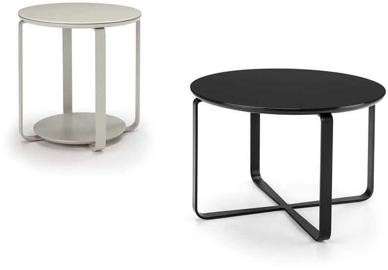 Kendo Mobiliario Низкий круглый журнальный столик с журнальной полкой sun-id-1462667 - Вид №1