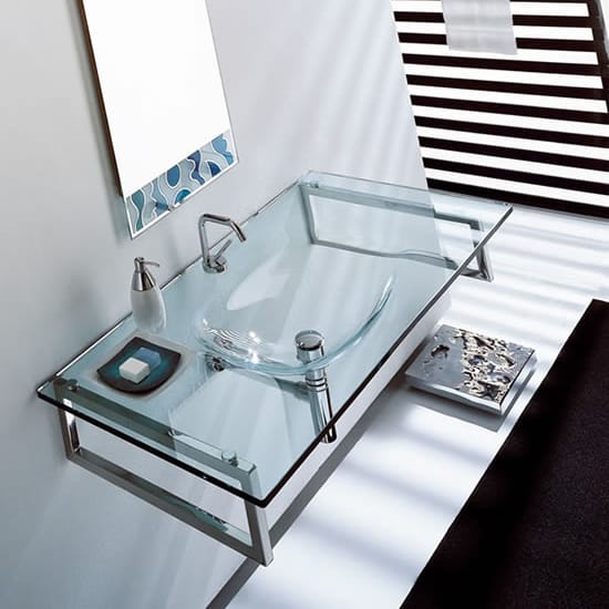 Прямоугольная хрустальная подвесная раковина LASA IDEA ARCH-00039013 - Вид №2