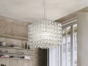 Vetreria Vistosi Подвесной светильник в современном стиле с галогеновым стеклом прямого света Giogali