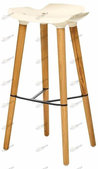 Quinze & Milan Высокий деревянный табурет Pilot sun-id-1470986