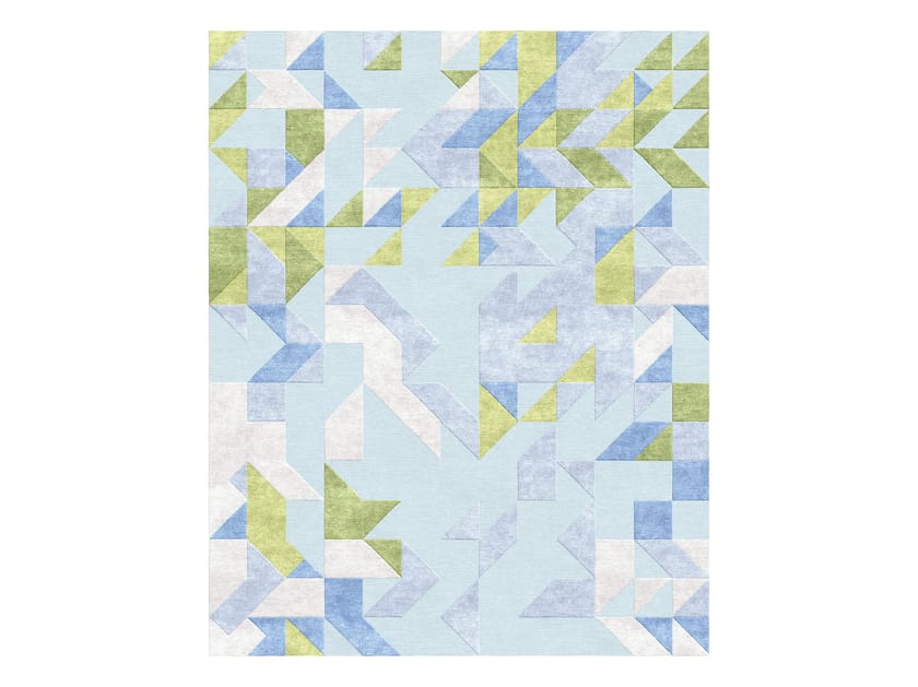 Прямоугольный ковер ручной работы Tapis Rouge Ludico Kids ARCH-00025072