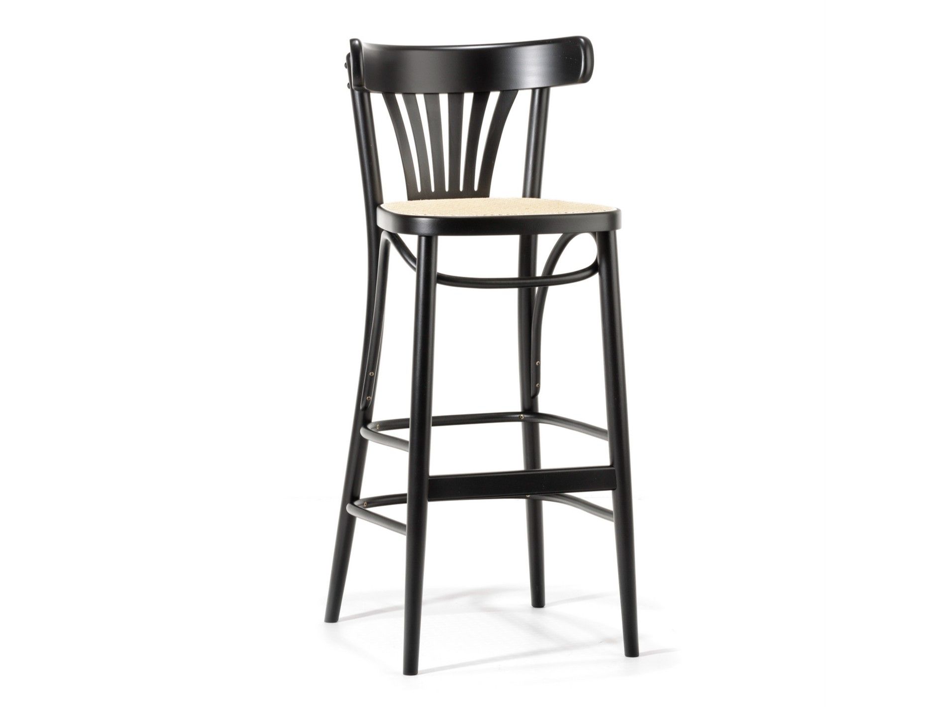 Высокий стул из бука со спинкой TON 56 ARCH-00139515 - Вид №1