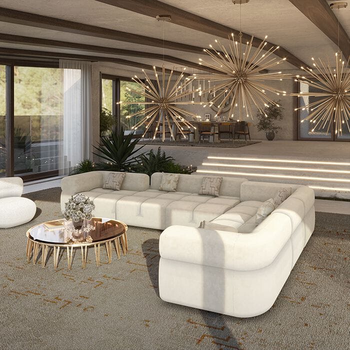 Ткань диван Essential Home QUBE ARCH-00123812 - Вид №1