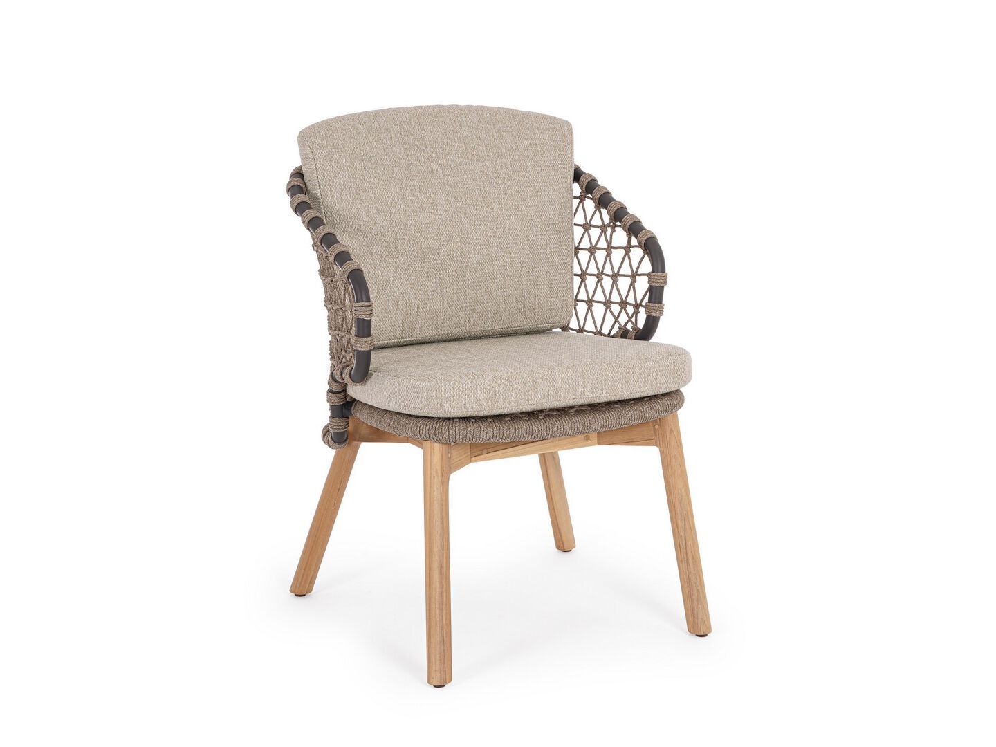 Веревочный садовый стул со встроенной подушкой BIZZOTTO Eularia ARCH-00022493