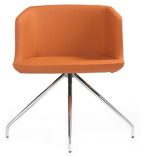 B&T Design Вращающееся кресло на козелке из кожи sun-id-1370315 - Вид №1