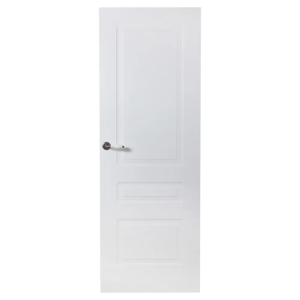 Дверь межкомнатная глухая Роялти 80x200 см цвет белый BELWOODDOORS STLM-2148635