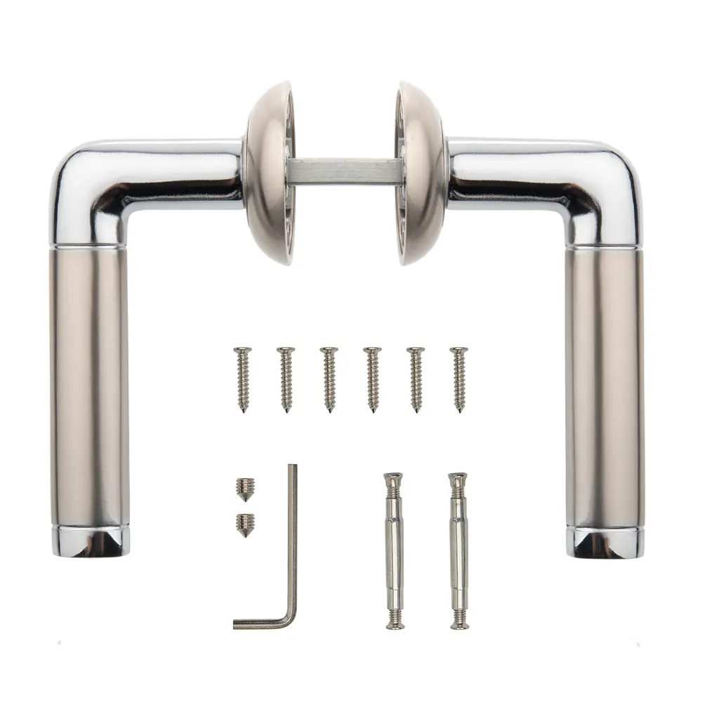 ARMEX H-14083: Дверные ручки для межкомнатных дверей в стиле никель 85207970 STLM-0059931 - Вид №1