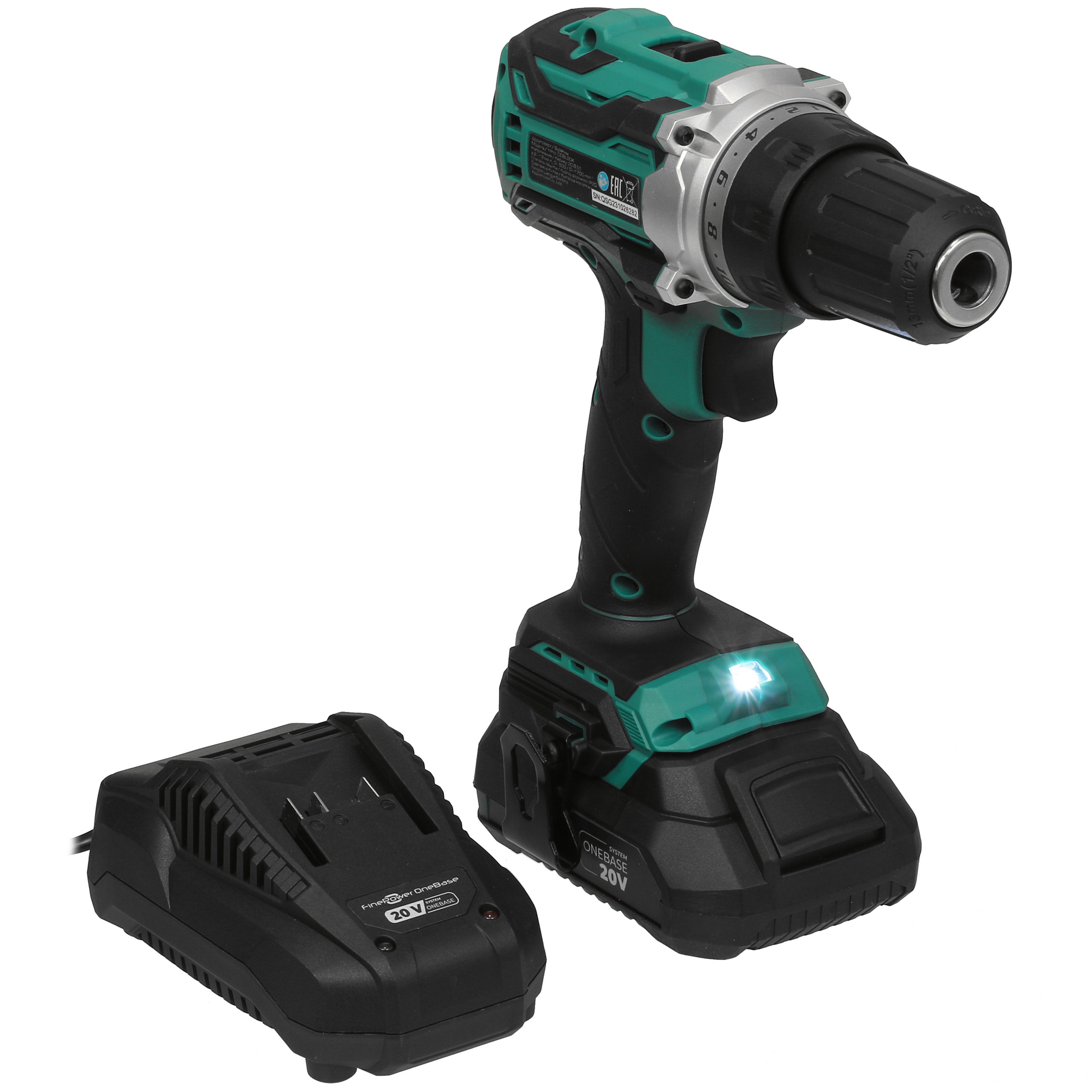 Дрель-шуруповерт FinePower OneBase CDBL50K OneBase20 5062990 STDN-0140417 - Вид №1