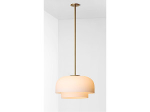 Стеклянный подвесной светильник