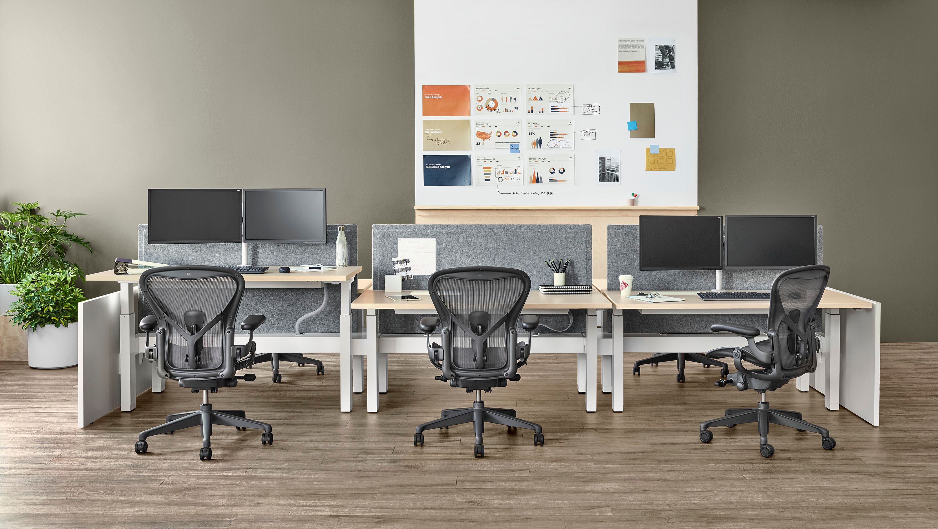 5-спицевое вращающееся офисное кресло с колесами Herman Miller Aeron ARCH-00152986 - Вид №51