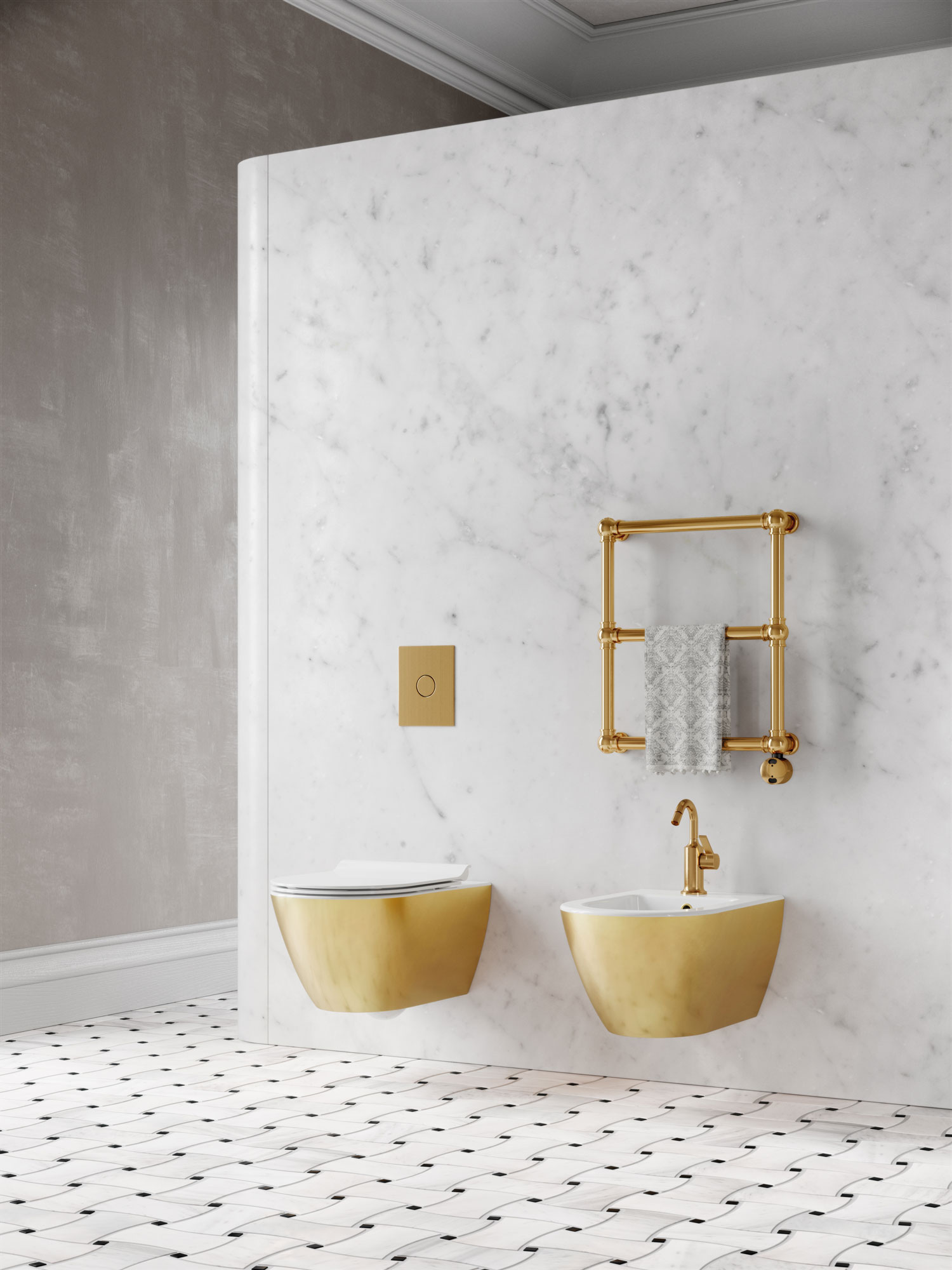 881511 Подвесной унитаз настенный Белый GSI ceramica Pura Италия - Вид №6