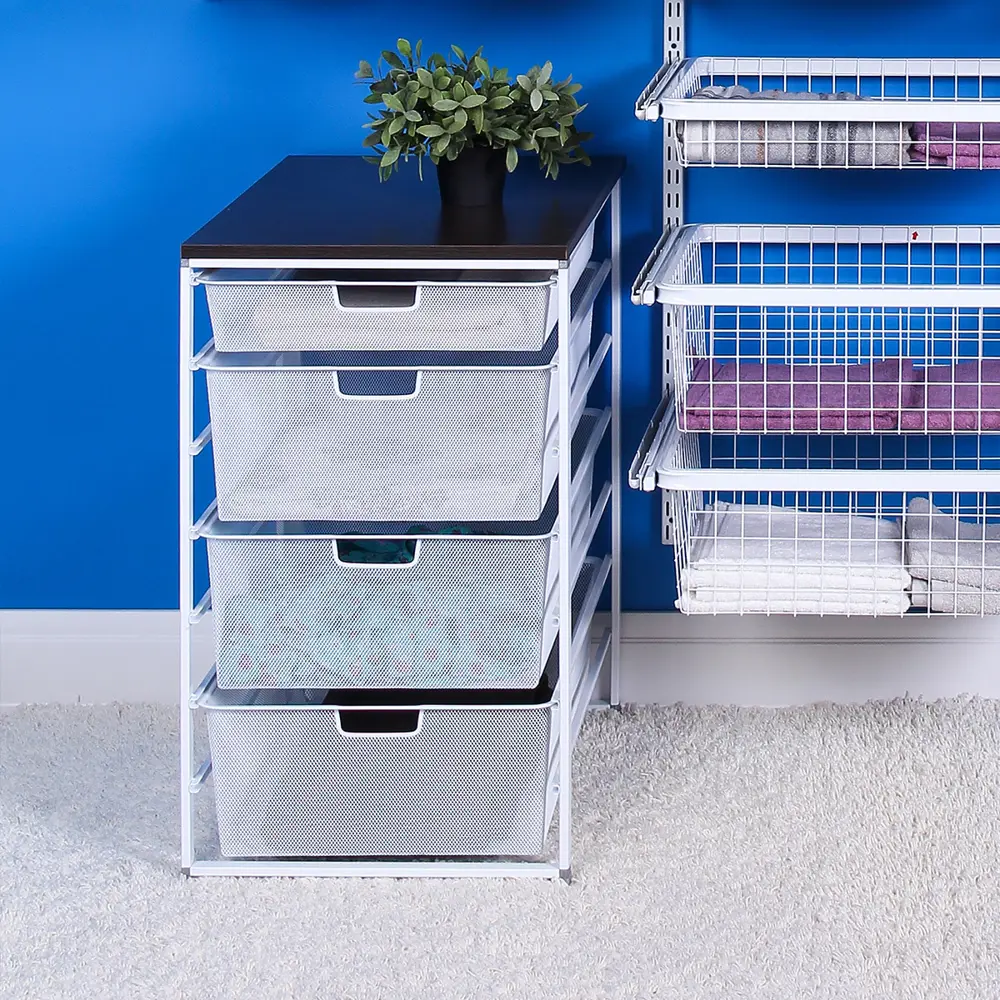 Сеточная корзина LARVIJ для гардеробной системы 55.5×41×8 см 15093300 STLM-0005398 - Вид №6