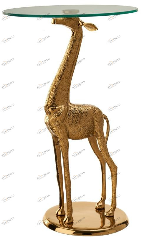 Pols Potten Круглый алюминиевый журнальный столик  300-010-025 