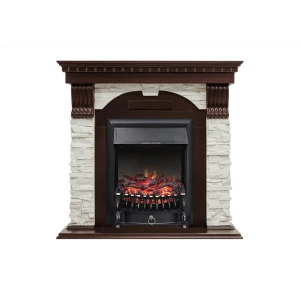 Каминокомплект Royal Flame Dublin с очагом Fobos FX BL 1.5 кВт цвет темное дерево 89335223 STLM-2096322