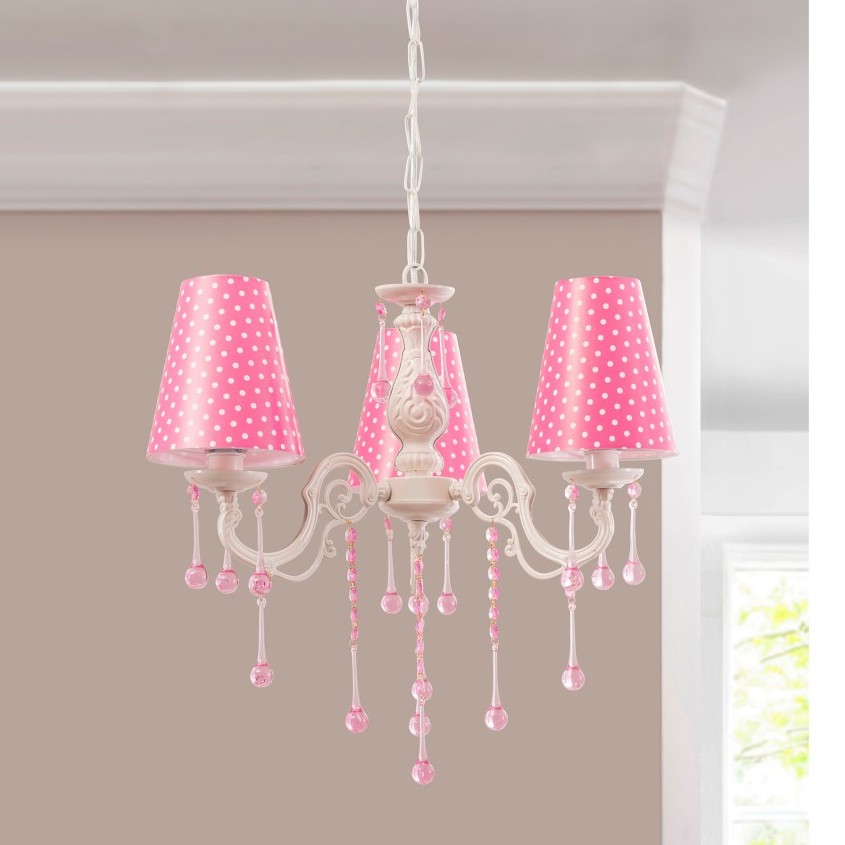 Люстра детская розовая Dotty CILEK PRINCESS 00-3832364 Розовый Santreyd - Вид №1