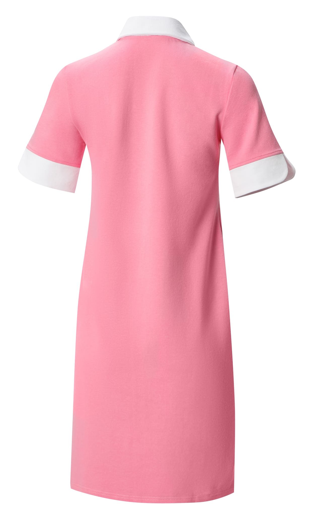 64664 Платье-поло трикотажное цвет PINK (розовый) GRACE  Одежда для обслуживающего персонала  размер 42 (XS)  - Вид №1