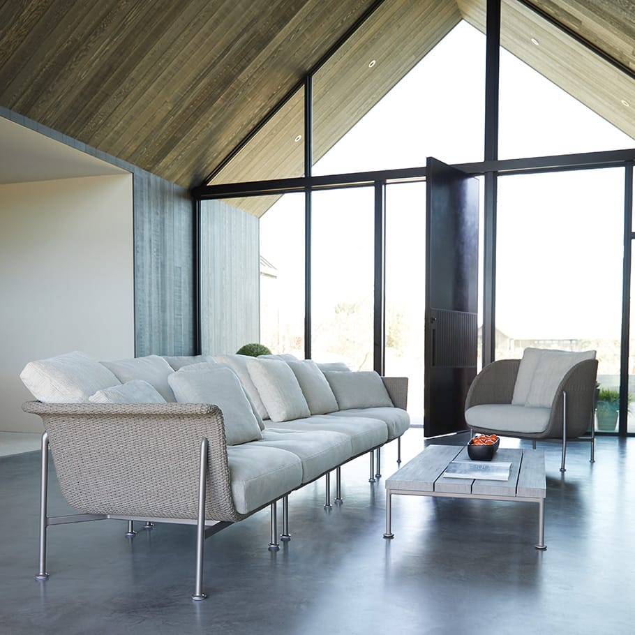 Прямоугольный журнальный столик / подставка для ног JANUS et Cie ARCH-00067004 - Вид №3