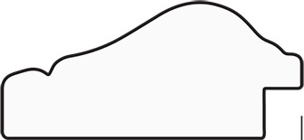 BY 1111 Зеркало в багетной раме - алебастр 48 mm EVOFORM Definite - Вид №3
