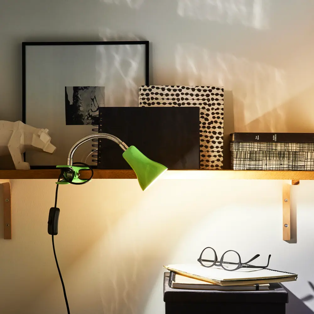 Настольная лампа Inspire Salta с клипсой - фисташковый акцент для рабочего пространства 82551256 STLM-0029686 - Вид №6