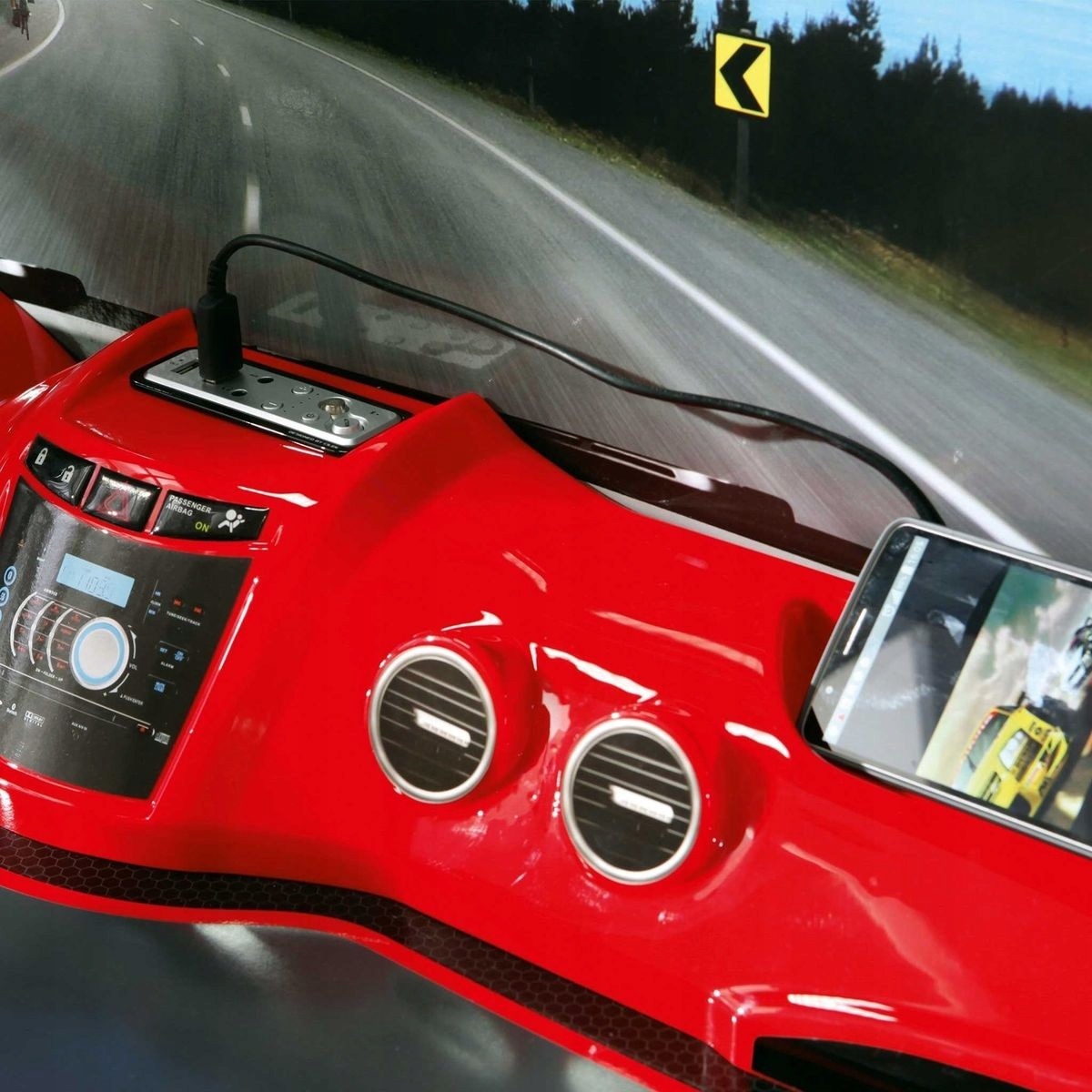 Письменный стол с надстройкой черно-красный Champion Racer CILEK CHAMPION RACER 00-3832540 Красный Santreyd  - Вид №6