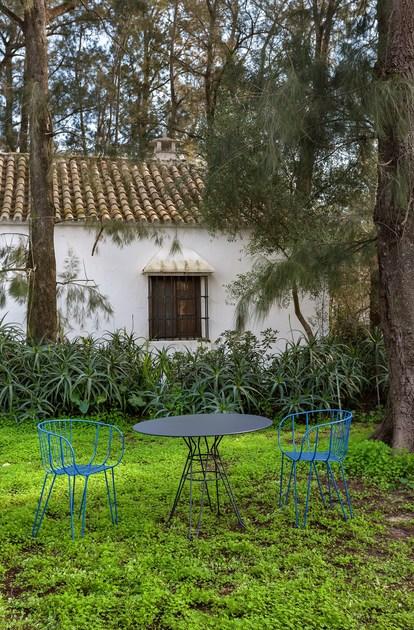 iSimar Штабелируемый садовый стул из оцинкованной стали Olivo 9133 - Вид №7