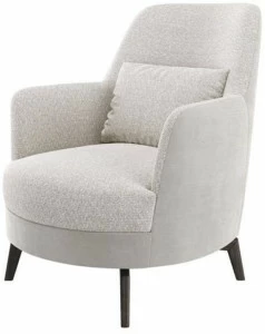 FRATO Бархатное кресло с подлокотниками  Fup010024acn