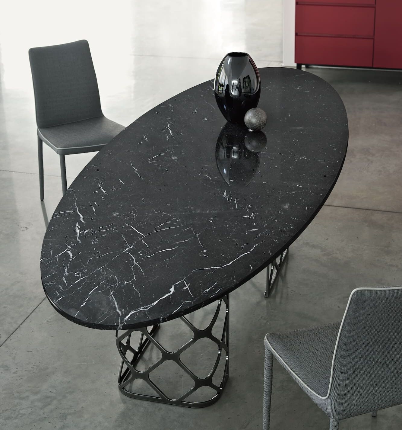 Обеденный стол из стали и дерева Bontempi Casa MAJESTY ARCH-00066435 - Вид №7