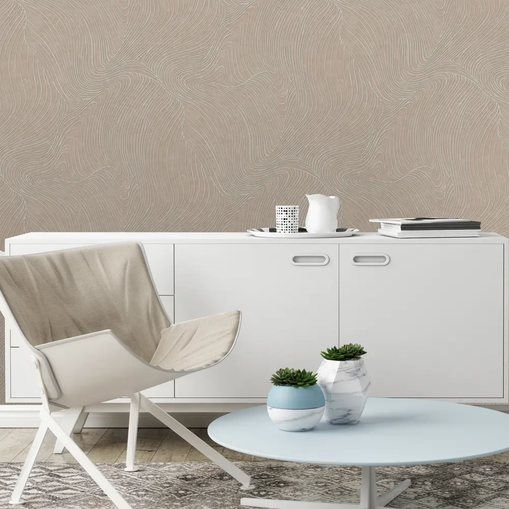Обои флизелиновые Euro Decor Matisse коричневые 1.06 м 1131-12 81961344 STLM-2067903 - Вид №3