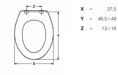 Пластиковое сиденье для унитаза Thermomat Basic ARCH-00053115 - Вид №2
