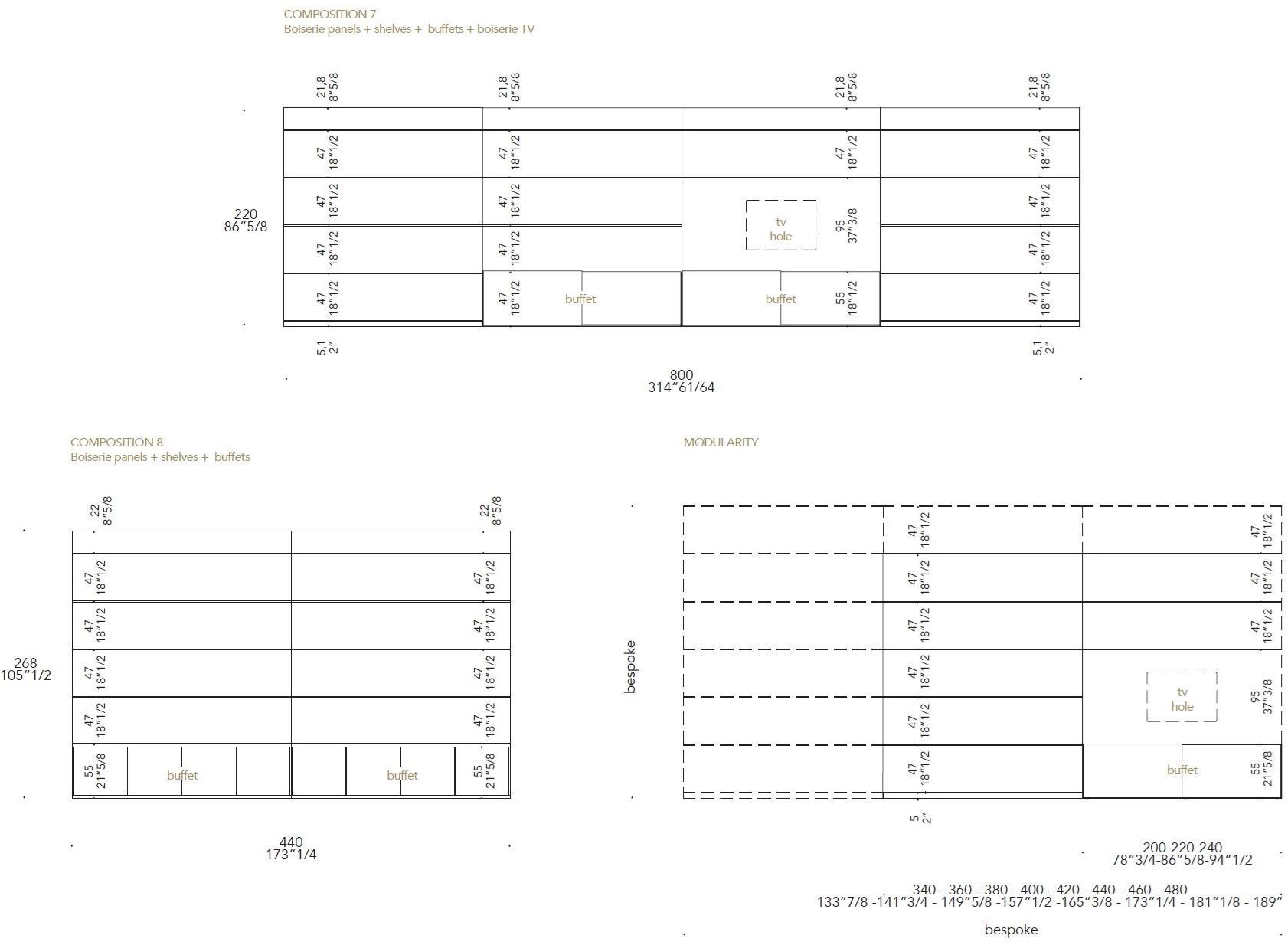 Reflex Модульная стеклянная перегородка для хранения с подставкой под телевизор sun-id-1472617 - Вид №4