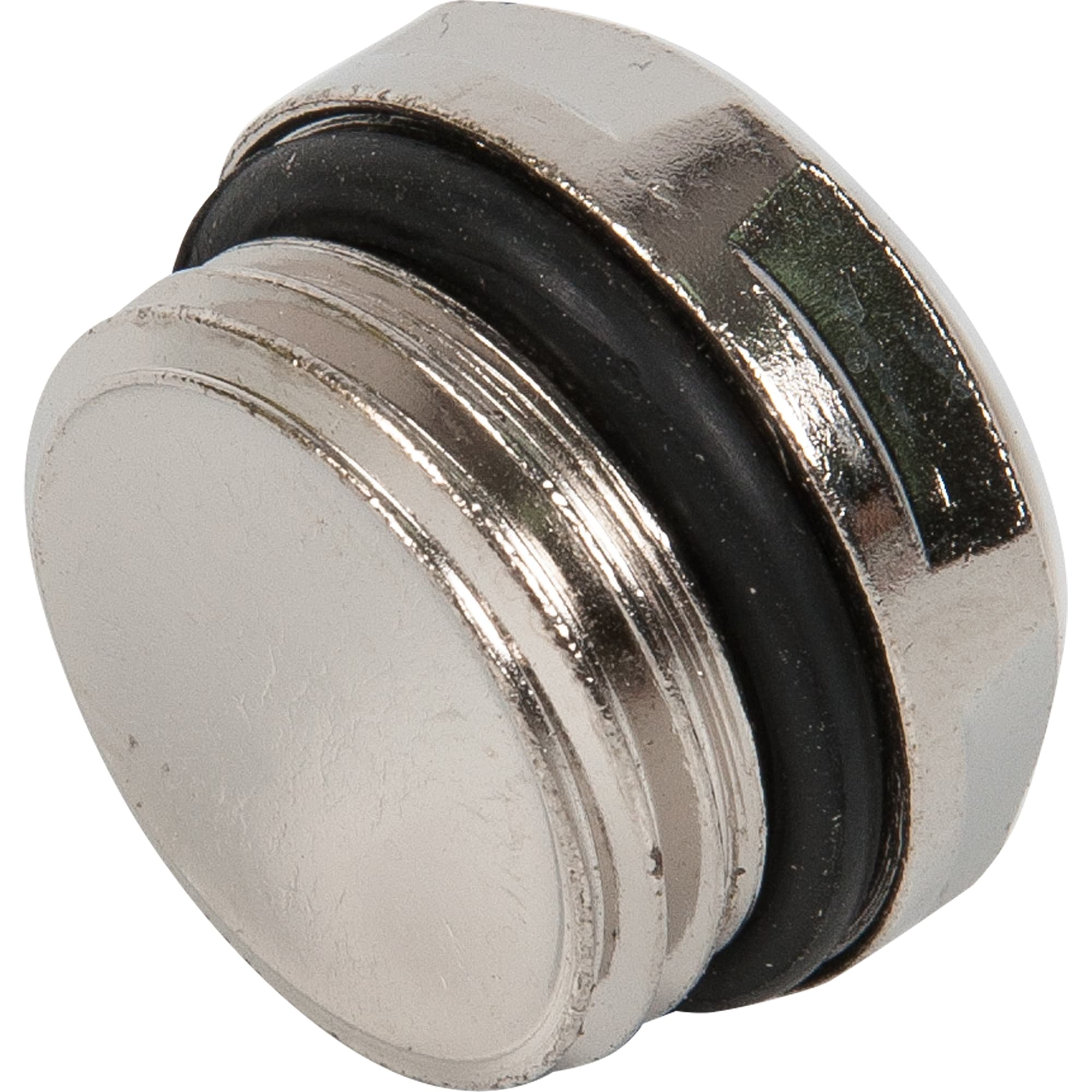 18224723 Заглушка с прокладкой, наружная резьба, 1/2" цвет никель Santreyd  - Вид №1