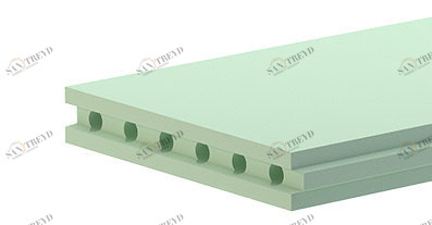 Пазогребневая плита Гипсополимер 667х500х80мм пустотелая влагостойкая 7199