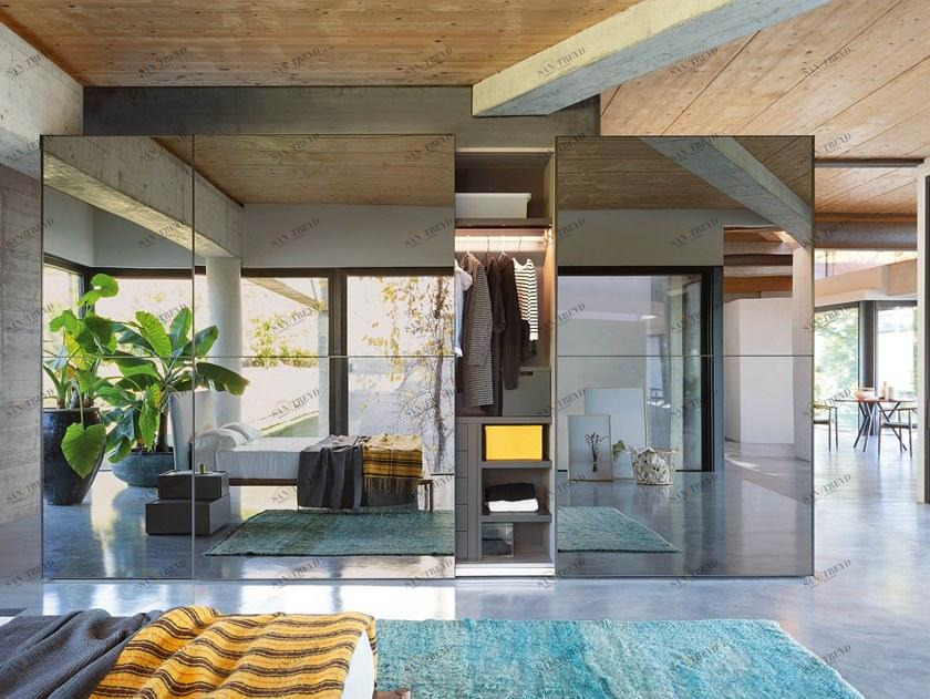 Novamobili Гардероб с раздвижными дверцами с зеркалом sun-id-1457282