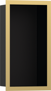 56095990 XtraStoris Individual Стеновая ниша Matt Black с дизайнерской рамкой 300/150/100 Hansgrohe