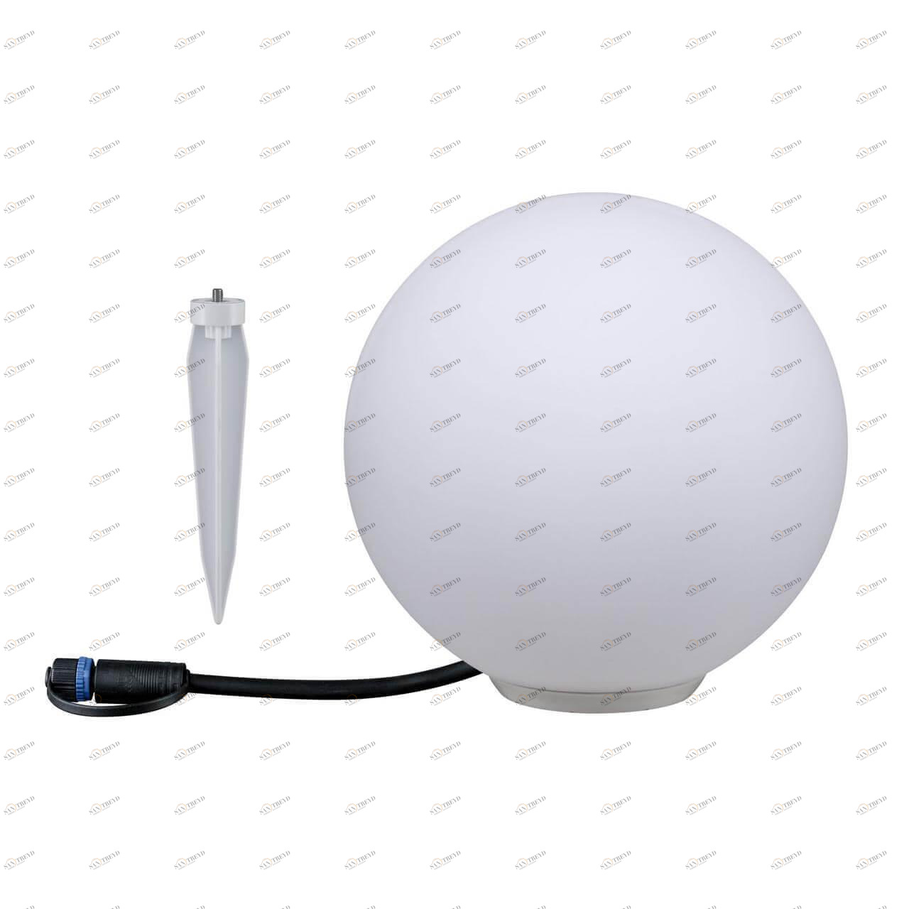 Уличный светильник ландшафтный светодиодный D 20 см белый Lichtobjekt Globe 94177 PAULMANN LICHTOBJEKT GLOBE 00-3897016 Белый 