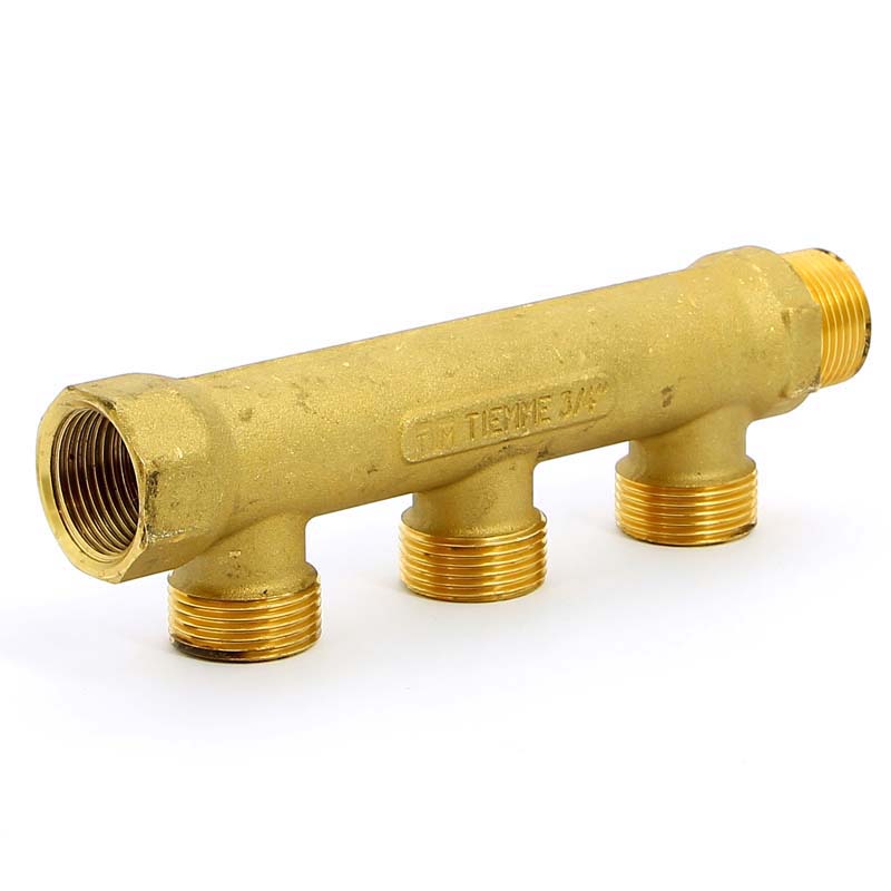 Коллектор НВ 3/4" TIEMME 3 выхода 3/4"ЕК 50мм 1910017 - Вид №4