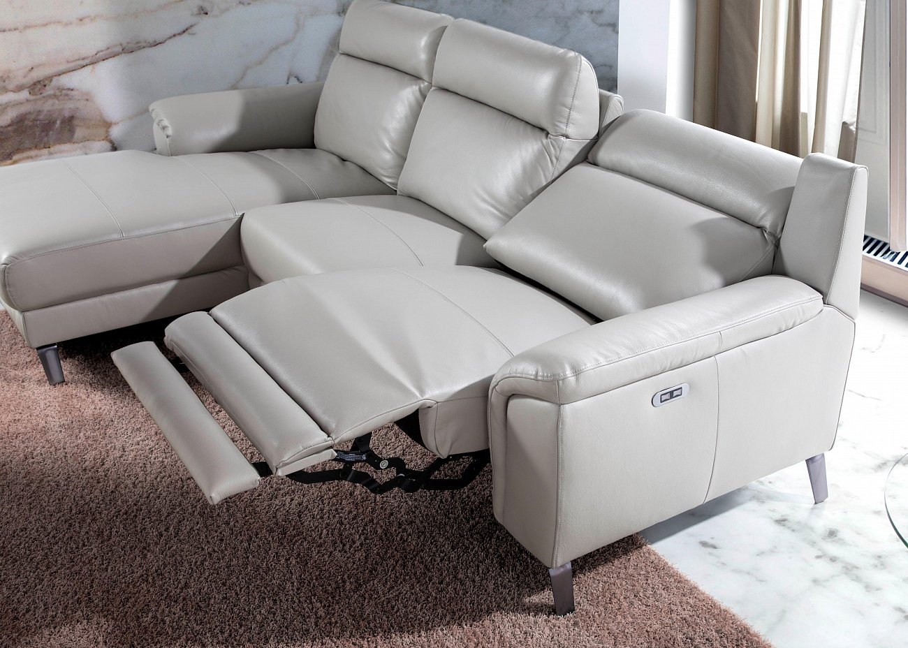 Диван угловой белый 1550L от Angel Cerda ANGEL CERDA ДИЗАЙНЕРСКИЕ 150209 Белый  - Вид №2