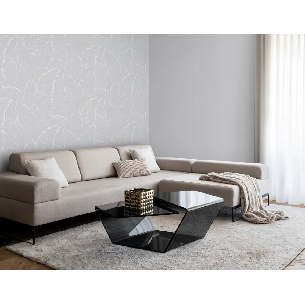 Victoria Stenova Margo — серые флизелиновые обои для стильного интерьера 89363939 STLM-0834561 - Вид №4