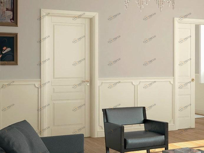 GAROFOLI Распашная лакированная дверь из массива дерева Classico sun-id-1405773