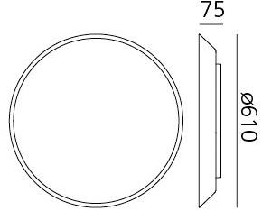 Artemide Светодиодный настенный светильник прямого света из метакрилата Febe sun-id-1433523 - Вид №2