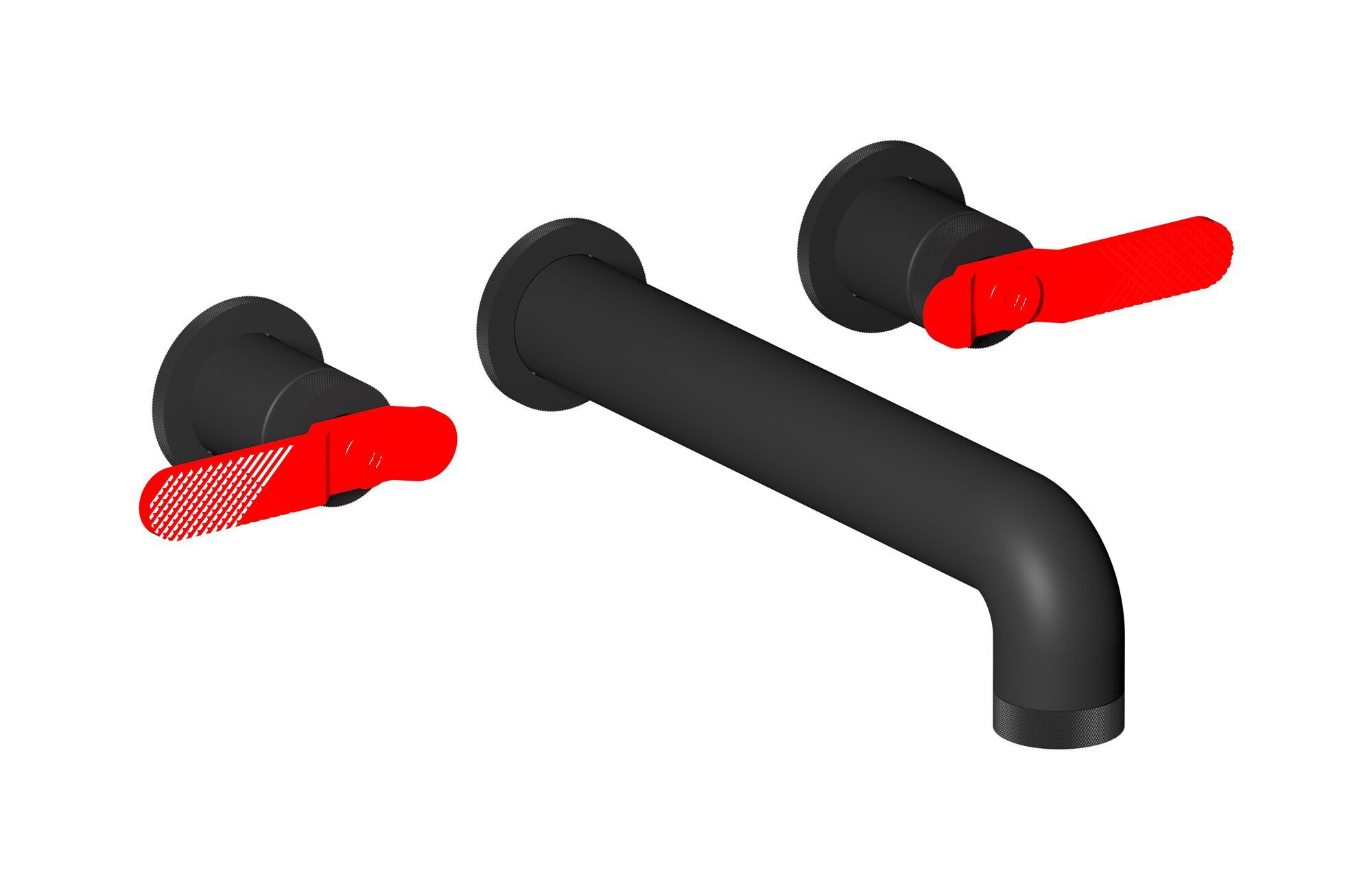 Настенный смеситель для раковины с 3 отверстиями IB Bold ARCH-00040392 - Вид №7